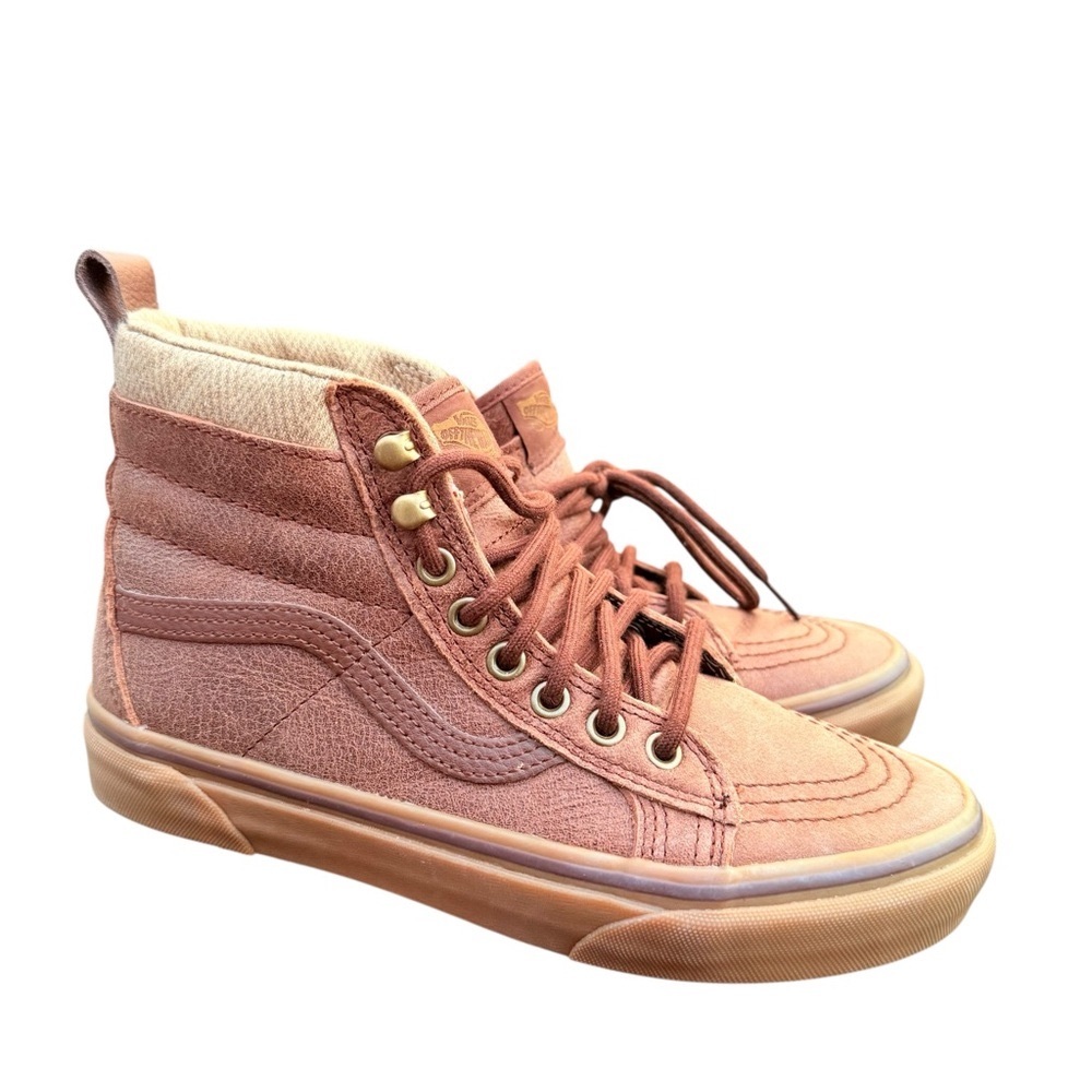Vans Brown Suede High‑Top Sneakers - Men’s 6.5/Women 8
